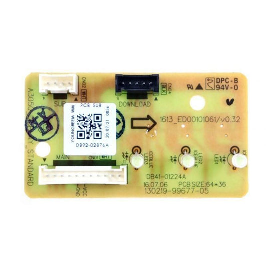 Samsung Air Conditioner PCB Assembly Display - DB92-02876A